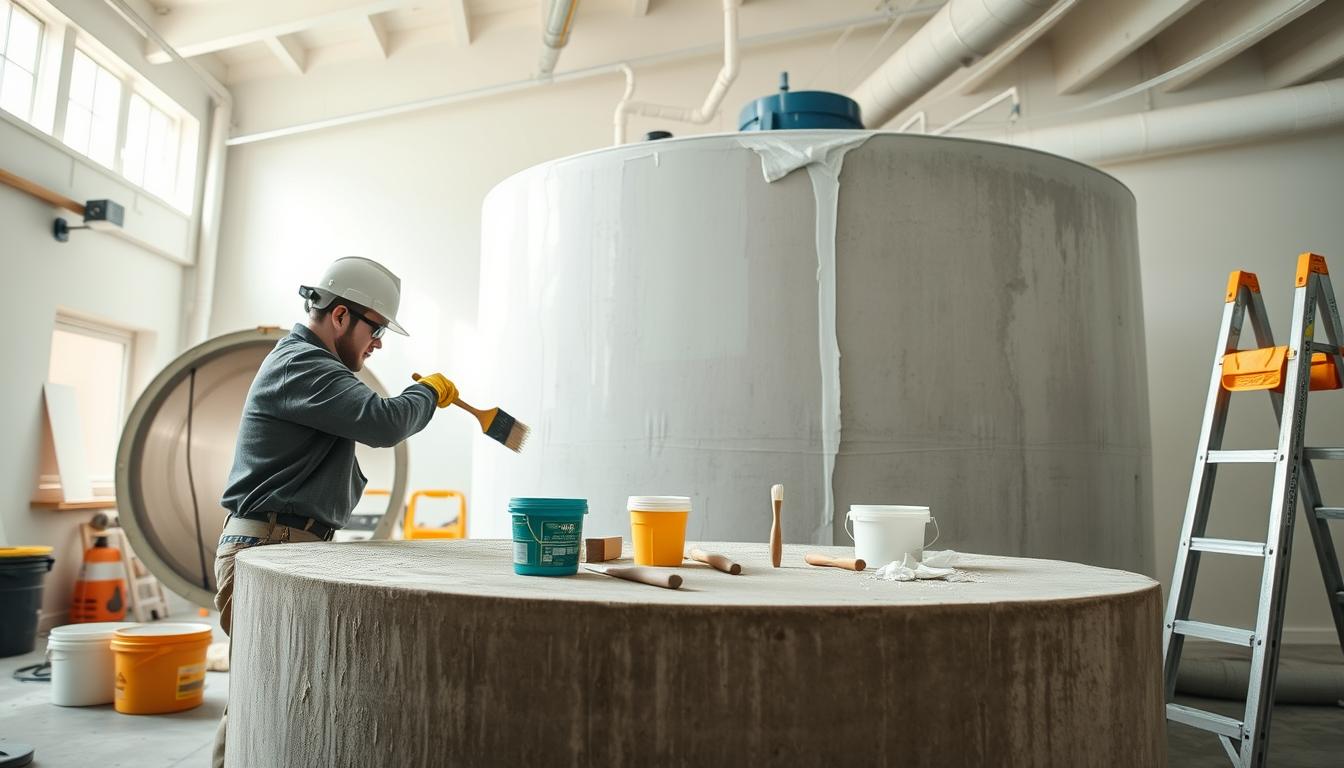 Impermeabilização de caixa d’água