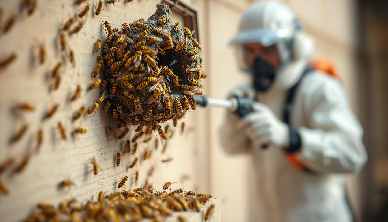 Dedetização de marimbondos