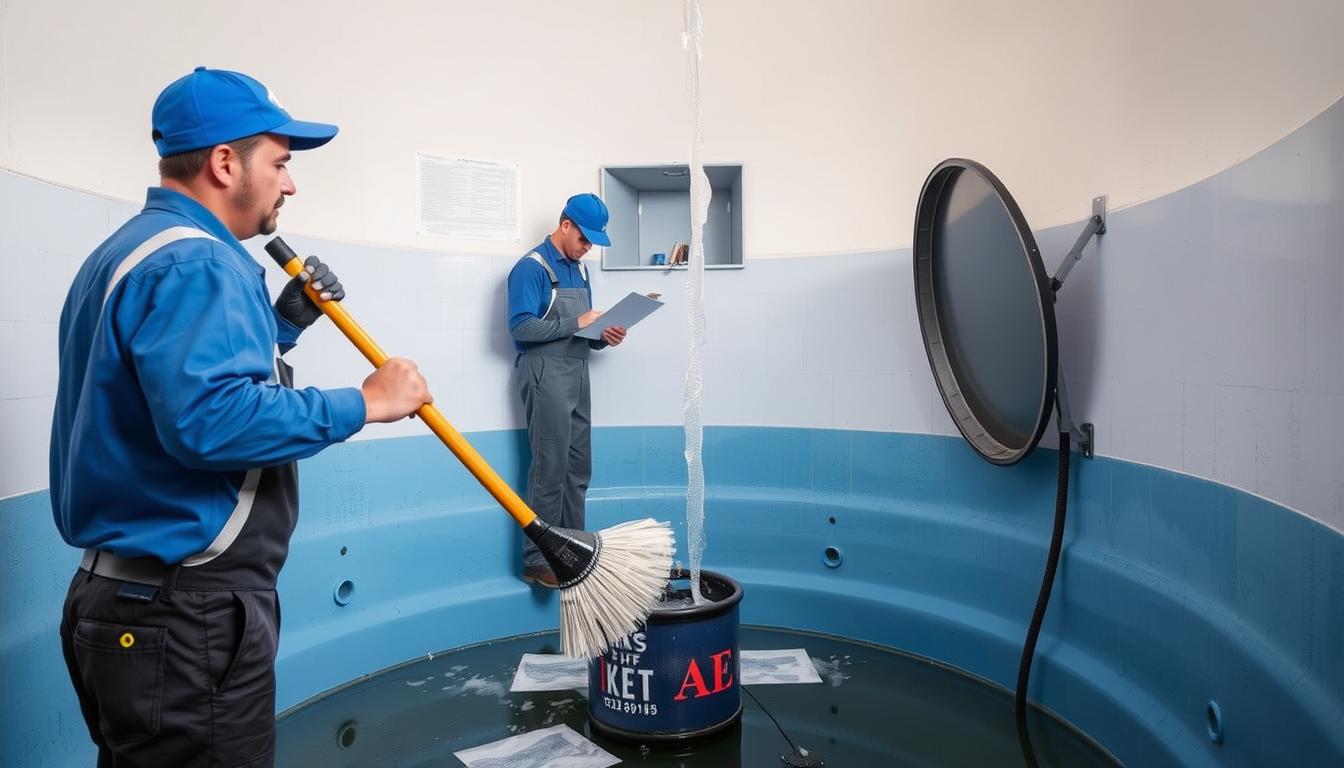 Higienização de caixa d’água